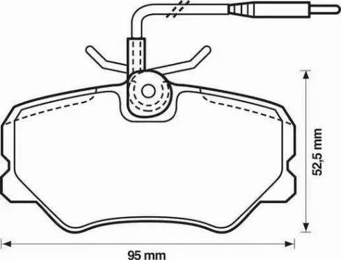 Stop 571510S - Гальмівні колодки, дискові гальма autozip.com.ua