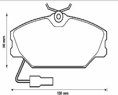 Stop 571513S - Гальмівні колодки, дискові гальма autozip.com.ua