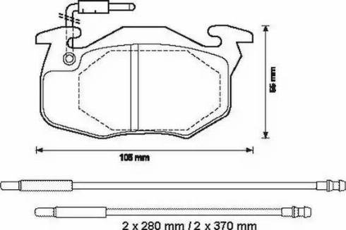 Stop 571525S - Гальмівні колодки, дискові гальма autozip.com.ua