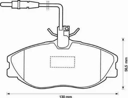 Stop 571898S - Гальмівні колодки, дискові гальма autozip.com.ua