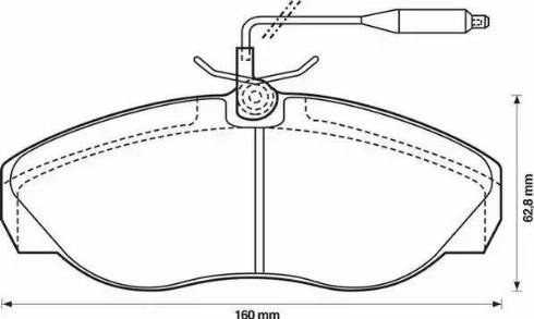 Stop 571840S - Гальмівні колодки, дискові гальма autozip.com.ua