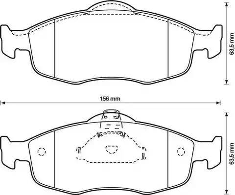 Stop 571832S - Гальмівні колодки, дискові гальма autozip.com.ua