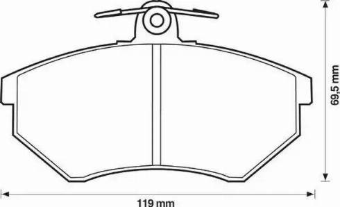 Stop 571357S - Гальмівні колодки, дискові гальма autozip.com.ua