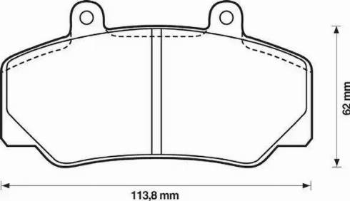 Stop 571370S - Гальмівні колодки, дискові гальма autozip.com.ua