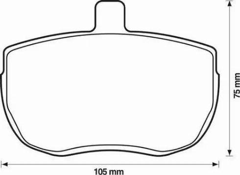 Stop 571250S - Гальмівні колодки, дискові гальма autozip.com.ua