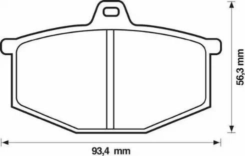 Stop 571251S - Гальмівні колодки, дискові гальма autozip.com.ua