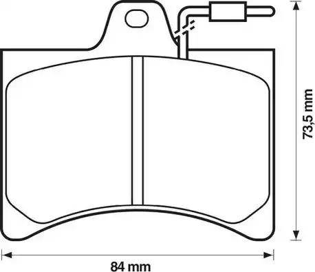 Stop 571263S - Гальмівні колодки, дискові гальма autozip.com.ua