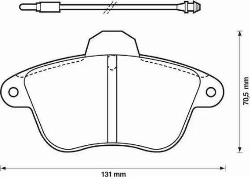 Stop 571741S - Гальмівні колодки, дискові гальма autozip.com.ua