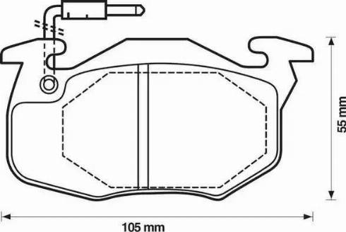 Stop 571743S - Гальмівні колодки, дискові гальма autozip.com.ua