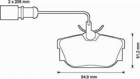 Stop 573049S - Гальмівні колодки, дискові гальма autozip.com.ua