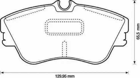 Stop 573050S - Гальмівні колодки, дискові гальма autozip.com.ua