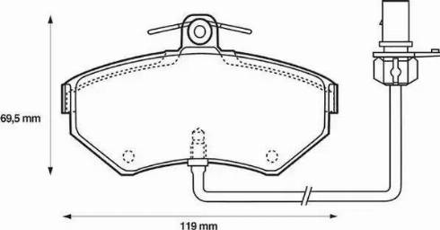 Stop 573006S - Гальмівні колодки, дискові гальма autozip.com.ua