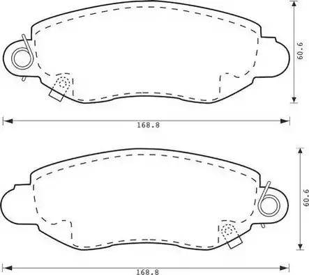 Stop 573015S - Гальмівні колодки, дискові гальма autozip.com.ua