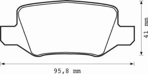 Stop 573082S - Гальмівні колодки, дискові гальма autozip.com.ua