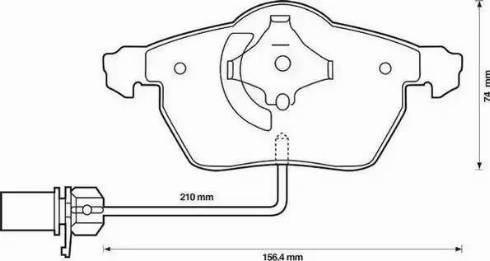 Stop 573037S - Гальмівні колодки, дискові гальма autozip.com.ua