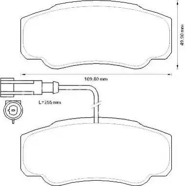 Stop 573318S - Гальмівні колодки, дискові гальма autozip.com.ua