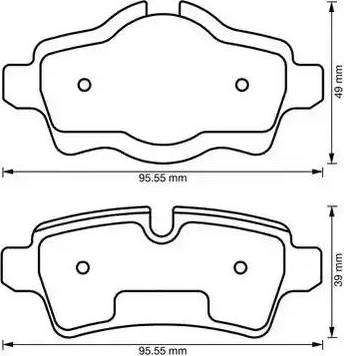 Stop 573200S - Гальмівні колодки, дискові гальма autozip.com.ua