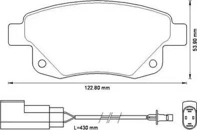 Stop 573277S - Гальмівні колодки, дискові гальма autozip.com.ua