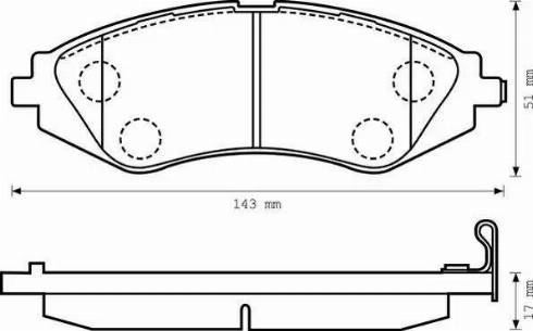 Stop 572408S - Гальмівні колодки, дискові гальма autozip.com.ua