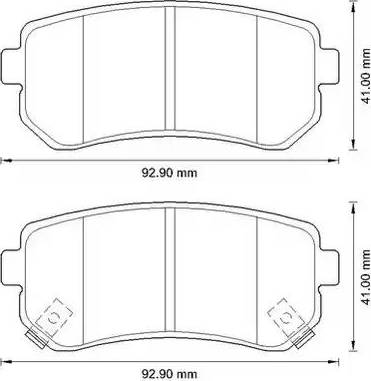 Stop 572590S - Гальмівні колодки, дискові гальма autozip.com.ua