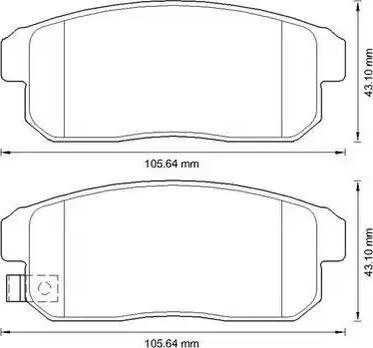 Stop 572592S - Гальмівні колодки, дискові гальма autozip.com.ua