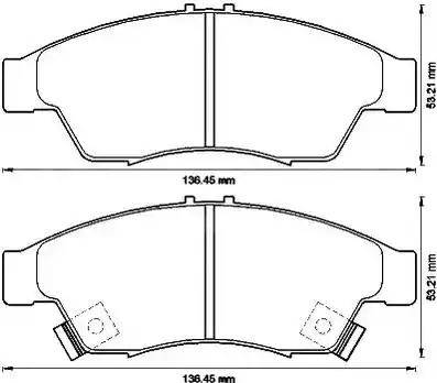 Stop 572545S - Гальмівні колодки, дискові гальма autozip.com.ua