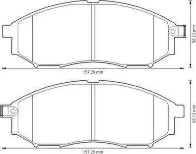 Stop 572575S - Гальмівні колодки, дискові гальма autozip.com.ua