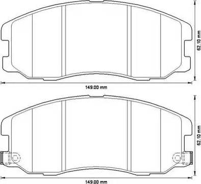 Stop 572570S - Гальмівні колодки, дискові гальма autozip.com.ua