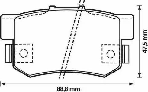 Stop 572138S - Гальмівні колодки, дискові гальма autozip.com.ua