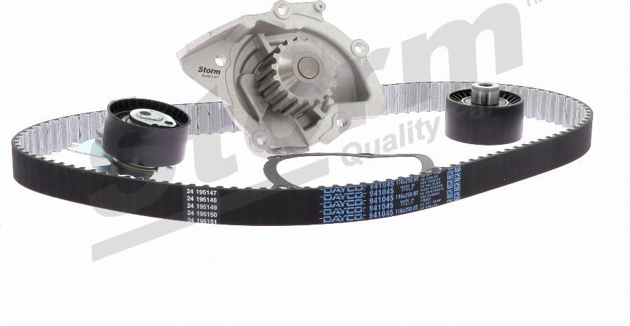 Storm 5550967KP - Водяний насос + комплект зубчатого ременя autozip.com.ua