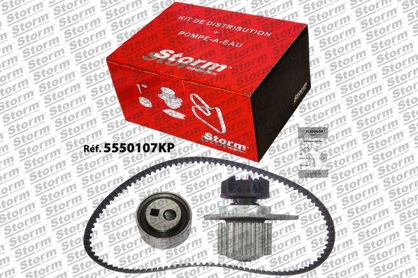 Storm 5550107KP - Водяний насос + комплект зубчатого ременя autozip.com.ua