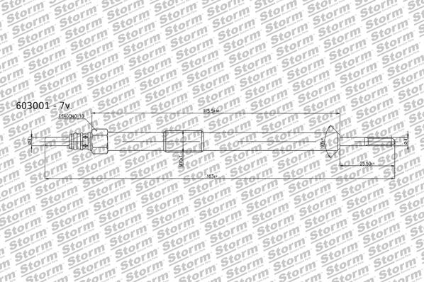 Storm 603001 - Свічка розжарювання autozip.com.ua