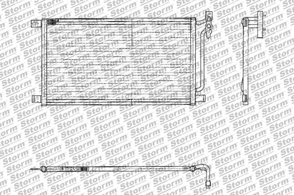 Storm 18010 - Конденсатор, кондиціонер autozip.com.ua
