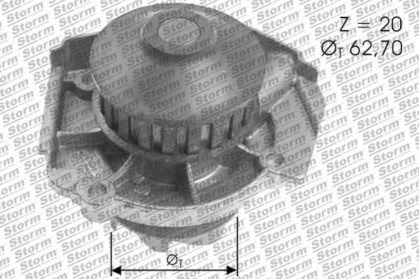 Storm PA10048 - Водяний насос autozip.com.ua