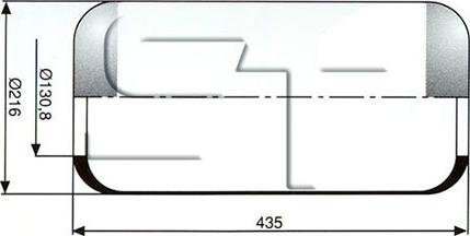 ST-Templin 04.060.6006.550 - Кожух пневматичної ресори autozip.com.ua