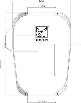 ST-Templin 04.060.6006.690 - Кожух пневматичної ресори autozip.com.ua