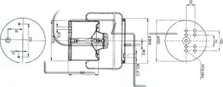 ST-Templin 04.060.6106.190 - Кожух пневматичної ресори autozip.com.ua