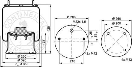 ST-Templin 04.010.6100.070 - Кожух пневматичної ресори autozip.com.ua
