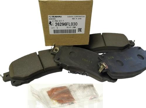 Subaru 26296FL030 - Гальмівні колодки, дискові гальма autozip.com.ua