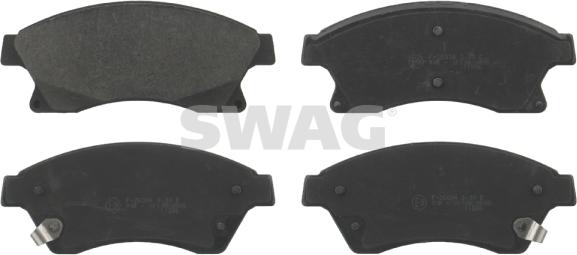 Swag 40 91 6789 - Гальмівні колодки, дискові гальма autozip.com.ua