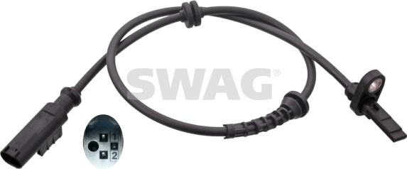 Swag 40 10 0988 - Датчик ABS, частота обертання колеса autozip.com.ua