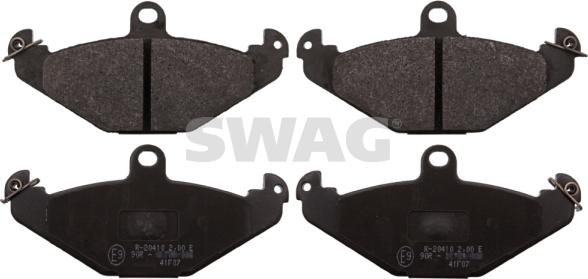 Swag 60 11 6189 - Гальмівні колодки, дискові гальма autozip.com.ua