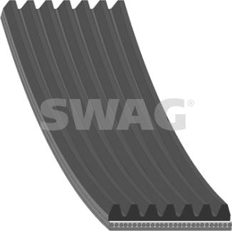 Swag 10 93 8252 - Поліклиновий ремінь autozip.com.ua