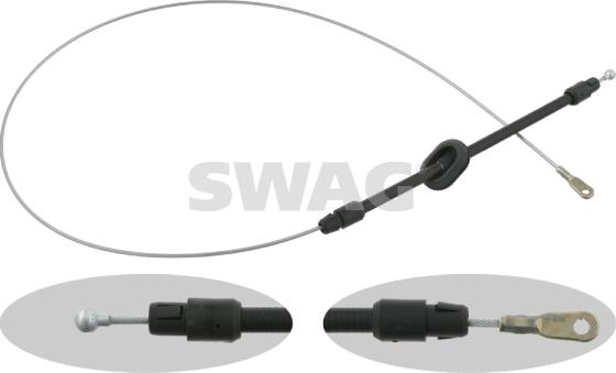 Swag 10 92 6730 - Трос, гальмівна система autozip.com.ua