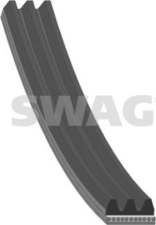 Swag 70 92 8741 - Поліклиновий ремінь autozip.com.ua