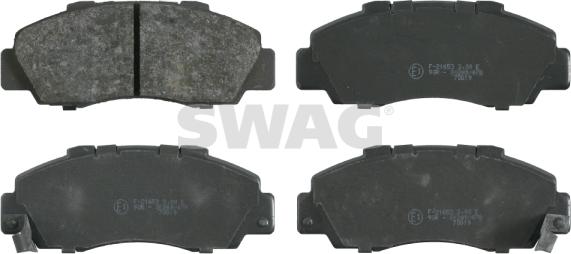 Swag 85 91 6119 - Гальмівні колодки, дискові гальма autozip.com.ua