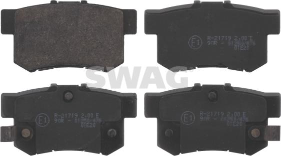 Swag 85 91 6775 - Гальмівні колодки, дискові гальма autozip.com.ua