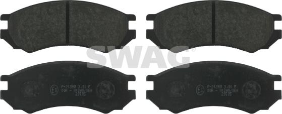 Swag 82 91 6268 - Гальмівні колодки, дискові гальма autozip.com.ua