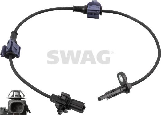 Swag 33 10 5111 - Датчик ABS, частота обертання колеса autozip.com.ua