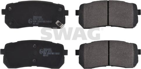 Swag 33 10 6543 - Гальмівні колодки, дискові гальма autozip.com.ua